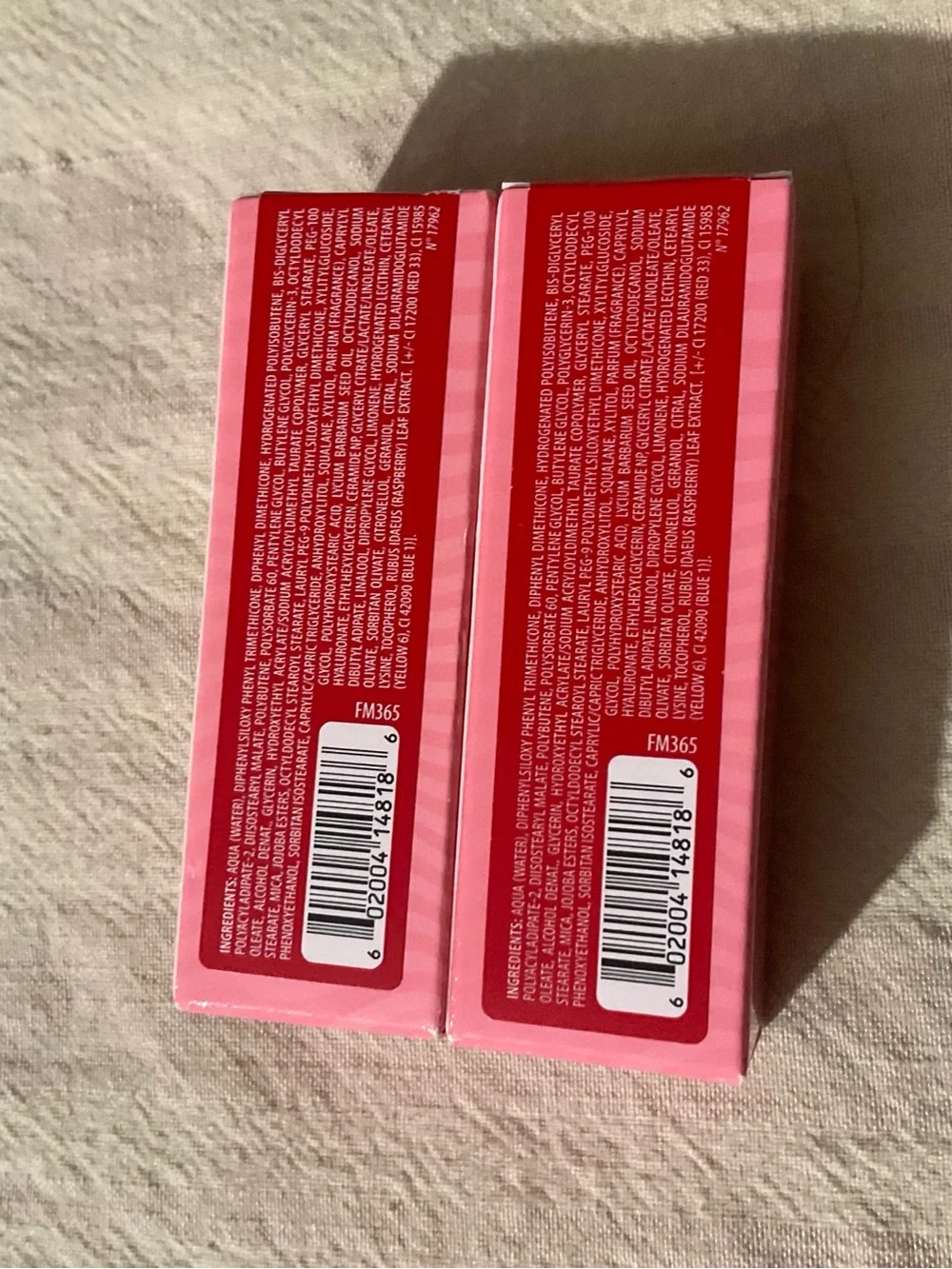 Nib TWO Benefit Cosmetics Splashtint Moisturizing Dewy Lip Tint Heat Wave 17 Red
